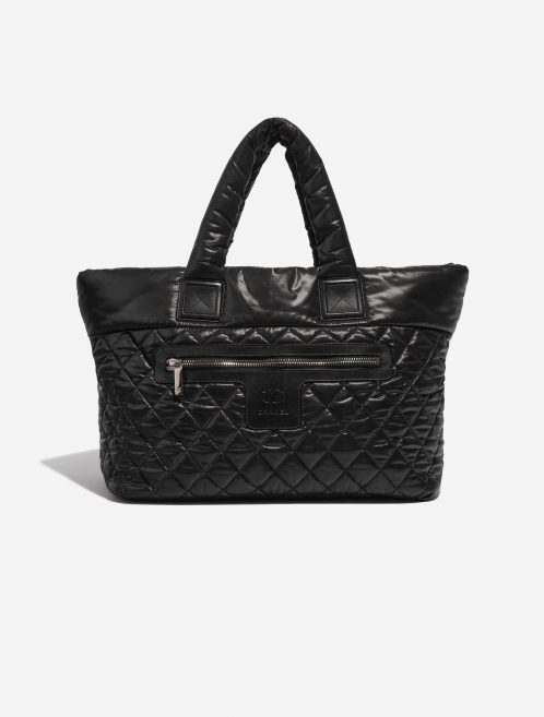 Pre-owned Chanel bag Cocoon Shopper Synthetic Black Black Front | Sell your designer bag on Saclab.com