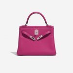 Pre-owned Hermès bag Kelly 28 Togo Rose Pourpre Pink Front Open | Sell your designer bag on Saclab.com