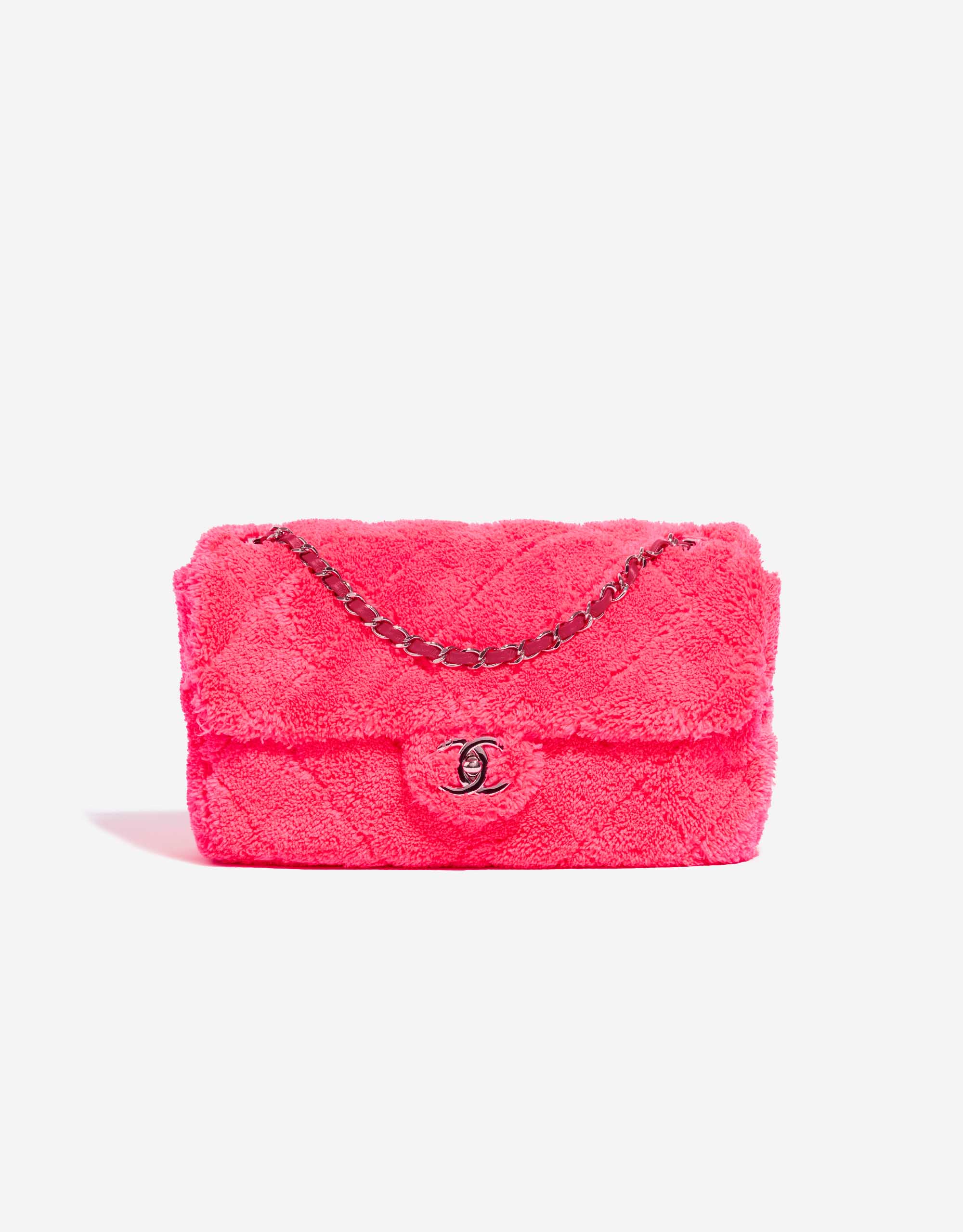 Chanel Timeless Jumbo Frottee Pink