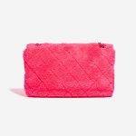 Pre-owned Chanel bag Timeless Jumbo Frottee Pink Pink Back | Sell your designer bag on Saclab.com