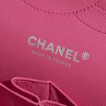 Pre-owned Chanel bag Timeless Jumbo Tweed Pink / White Pink, White Logo | Sell your designer bag on Saclab.com