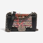 Pre-owned Chanel bag Boy Small Lamb Black / Multicolour Black, Multicolour Front | Sell your designer bag on Saclab.com