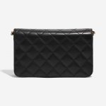 Pre-owned Chanel bag Timeless WOC Lamb Black Black Back | Sell your designer bag on Saclab.com