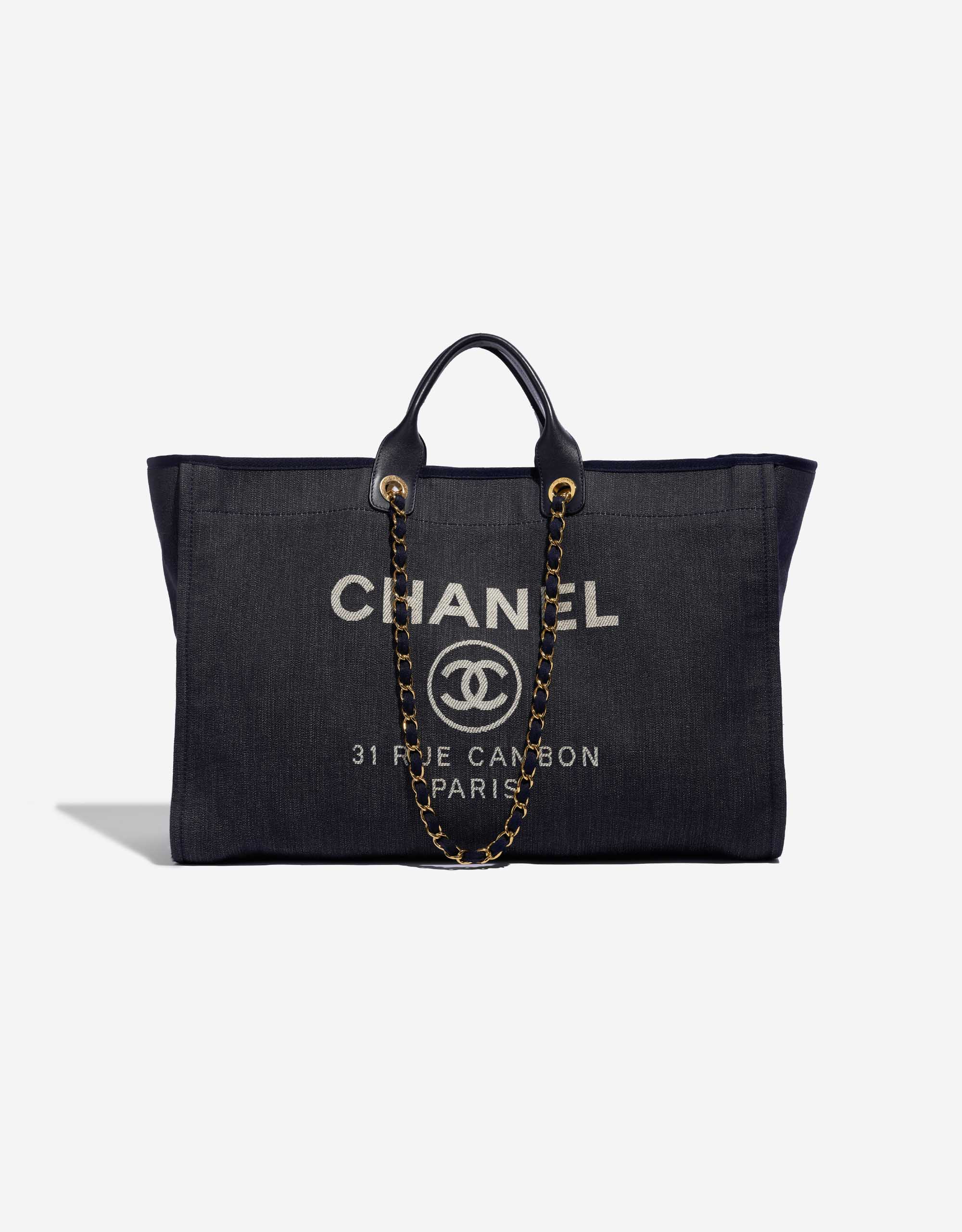 Chanel Deauville Maxi Denim Blue | SACLÀB