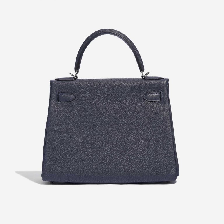 Pre-owned Hermès bag Kelly 28 Togo Blue Nuit Blue Back | Sell your designer bag on Saclab.com