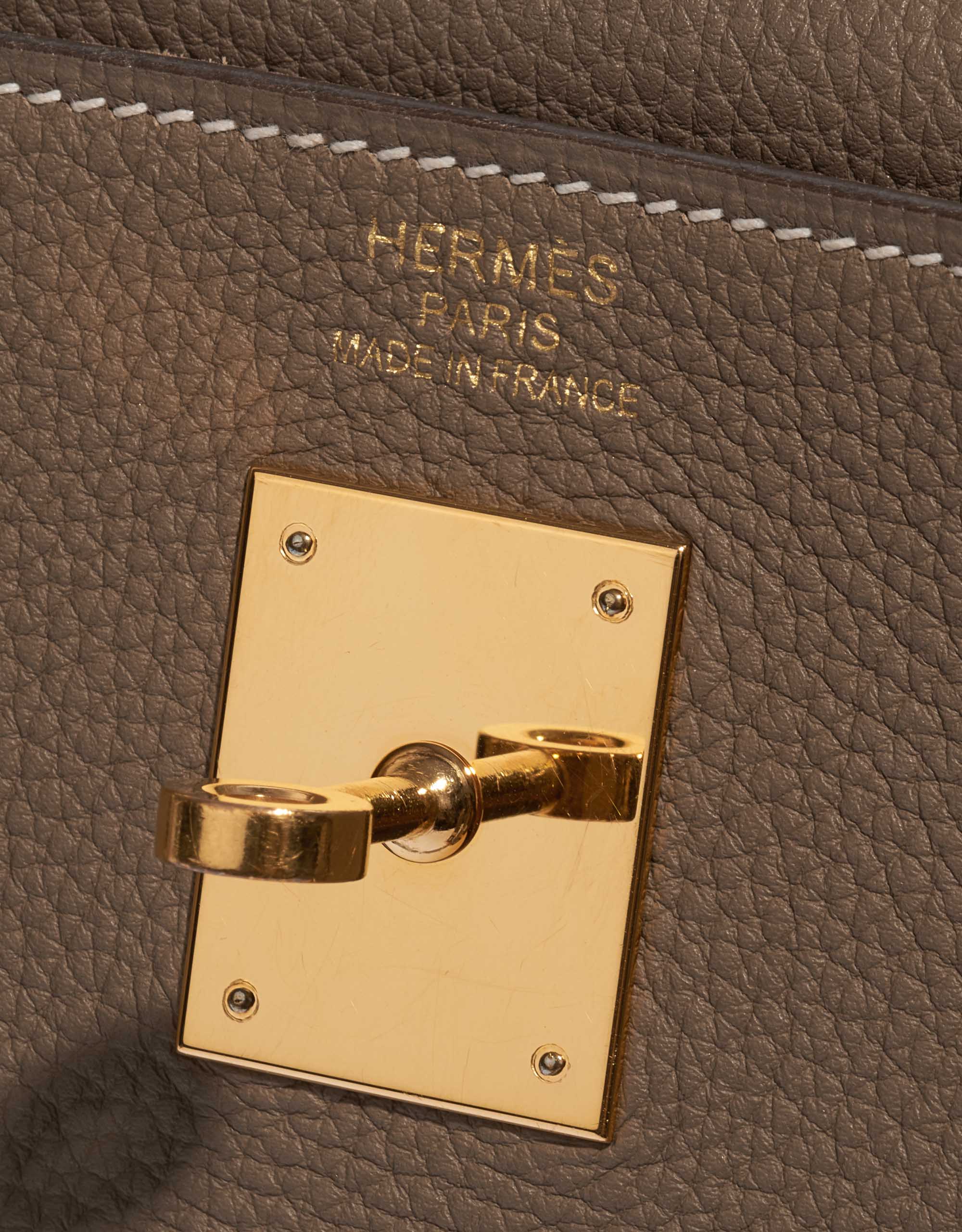 Hermes Kelly 35 Etoupe Togo Leather