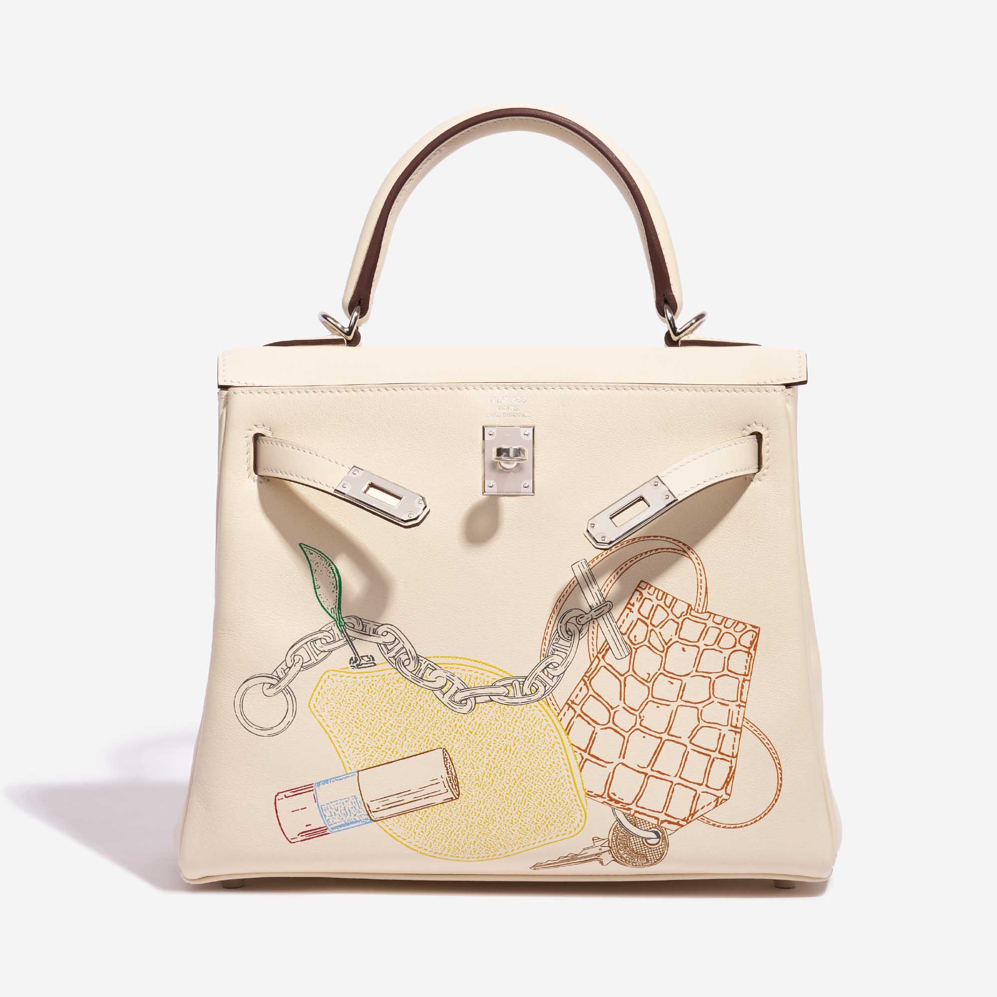 Hermès Kelly 25 In and Out Swift Nata, SACLÀB in 2023