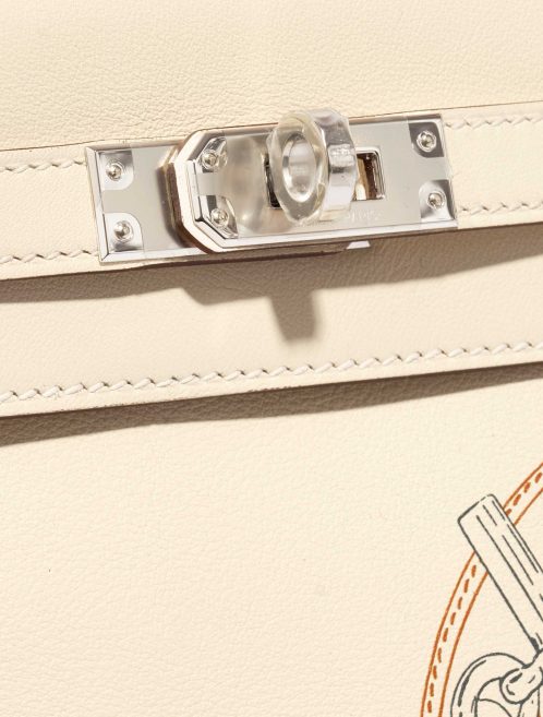 Gebrauchte Hermès Tasche Kelly 25 Swift Nata In &amp; Out Beige, White Closing System | Verkaufen Sie Ihre Designer-Tasche auf Saclab.com