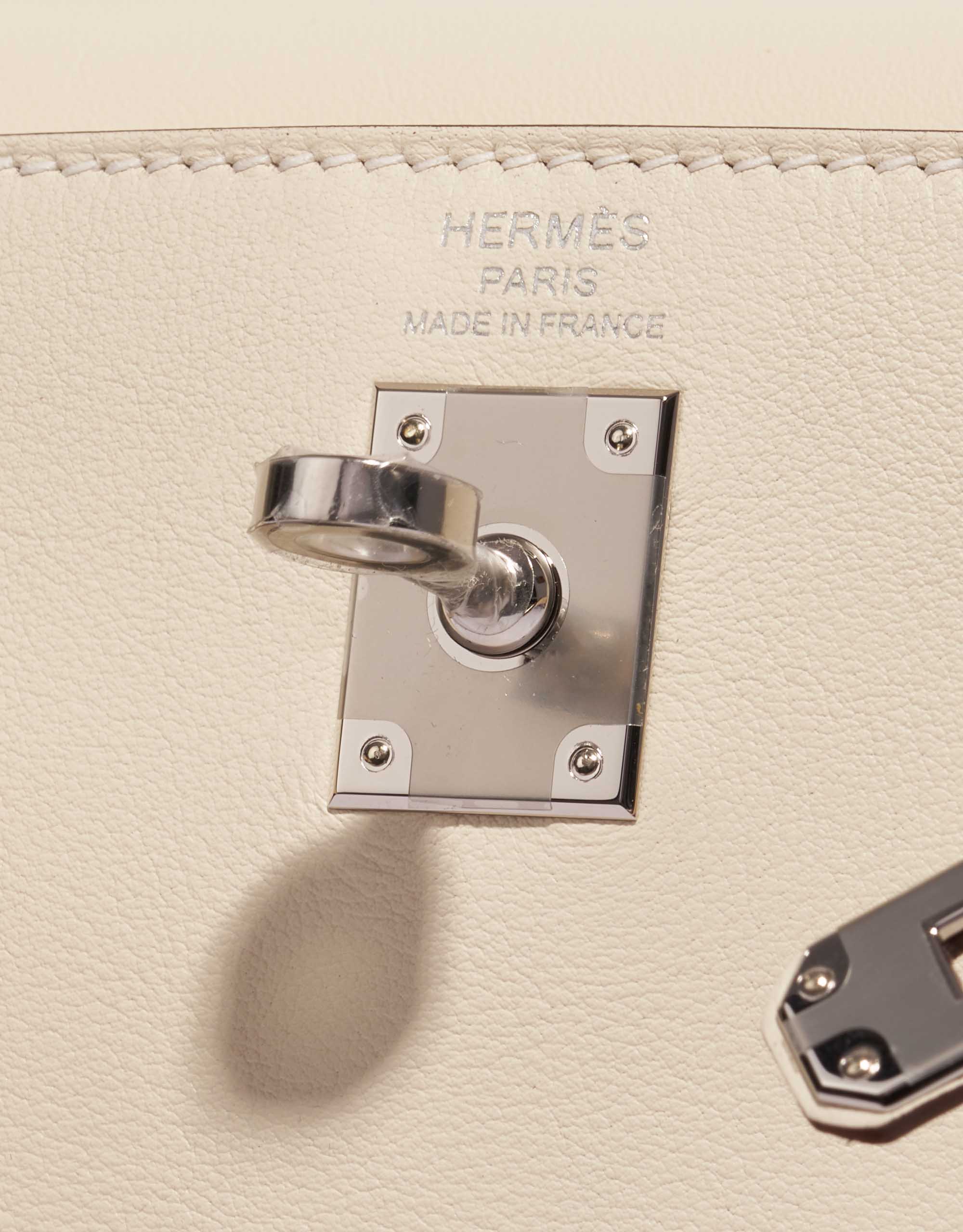 Hermes Kelly 25 Nata Swift Gold Hardware - Vendome Monte Carlo