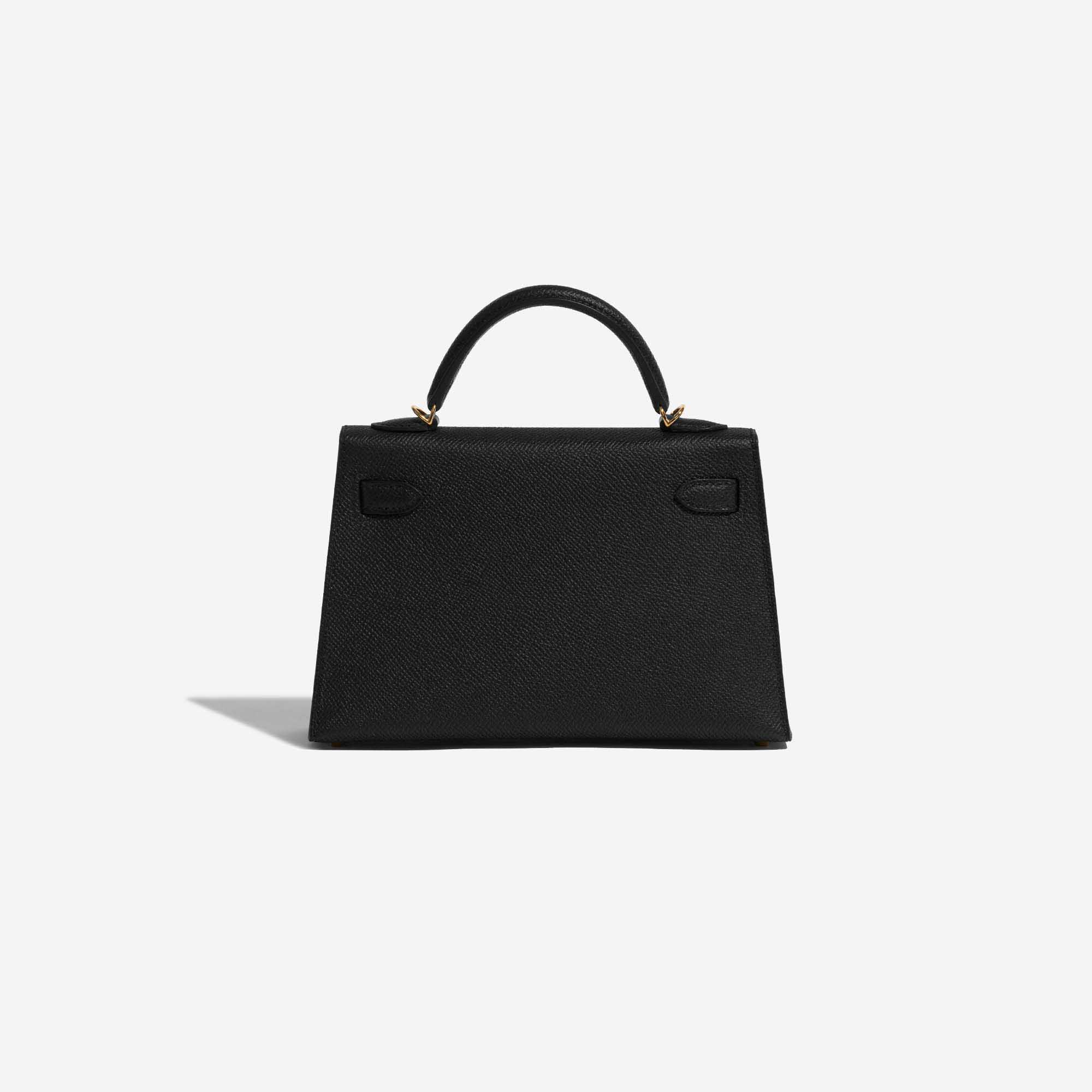 Pre-owned Hermès bag Kelly Mini Epsom Black Black Back | Sell your designer bag on Saclab.com