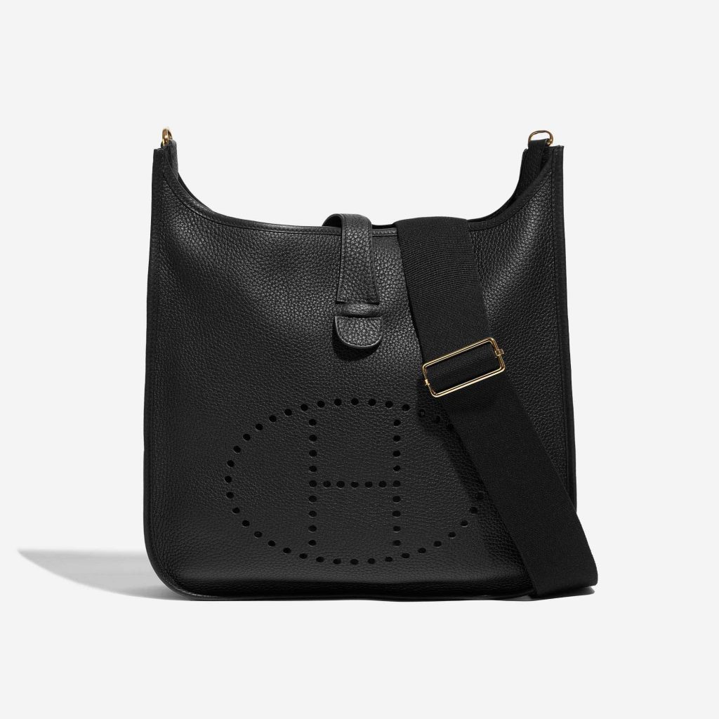 Hermès Evelyne 33 Taurillon Clemence Black SACLÀB