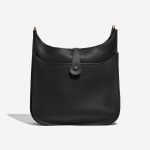 Pre-owned Hermès bag Evelyne 33 Taurillon Clemence Black Black Back | Sell your designer bag on Saclab.com