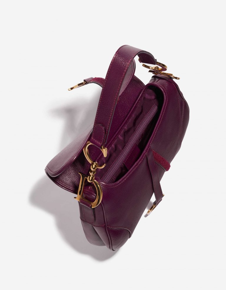 Pre-owned Dior Tasche Double Saddle Kalbsleder Purple Violet Inside | Verkaufen Sie Ihre Designer-Tasche auf Saclab.com