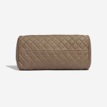Pre-owned Chanel bag Mademoiselle Medium Calf Khaki Green Bottom | Sell your designer bag on Saclab.com