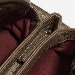 Pre-owned Chanel bag Mademoiselle Medium Calf Khaki Green Closing System | Sell your designer bag on Saclab.com