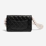 Pre-owned Chanel bag Timeless WOC Lambskin Black Big Pearls Black Back | Sell your designer bag on Saclab.com