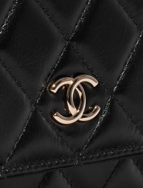 Pre-owned Chanel bag Timeless WOC Lambskin Black Big Pearls Black Closing System | Sell your designer bag on Saclab.com