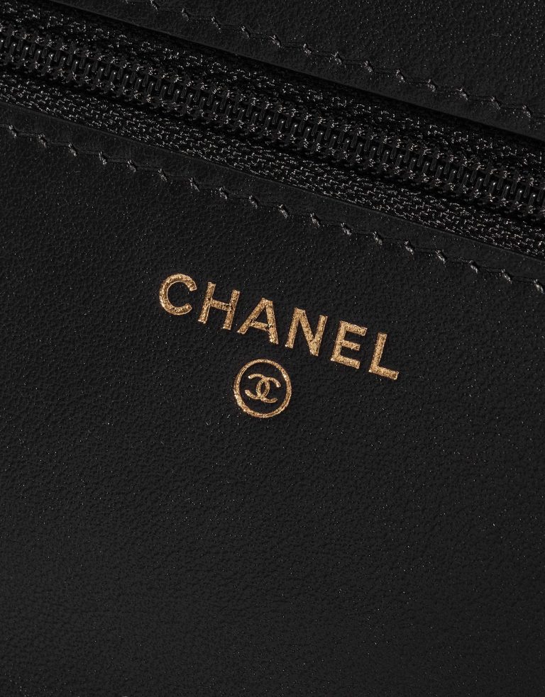 Pre-owned Chanel Tasche Timeless WOC Lammleder Schwarz Große Perlen Schwarzes Logo | Verkaufen Sie Ihre Designer-Tasche auf Saclab.com