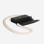 Pre-owned Chanel bag Timeless WOC Lambskin Black Big Pearls Black Inside | Sell your designer bag on Saclab.com