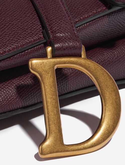 Gebrauchte Dior Tasche Saddle Medium Kalbsleder Bordeaux Rot Verschlusssystem | Verkaufen Sie Ihre Designertasche auf Saclab.com
