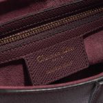Pre-owned Dior bag Saddle Medium Calf Bordeaux Red Logo | Sell your designer bag on Saclab.com
