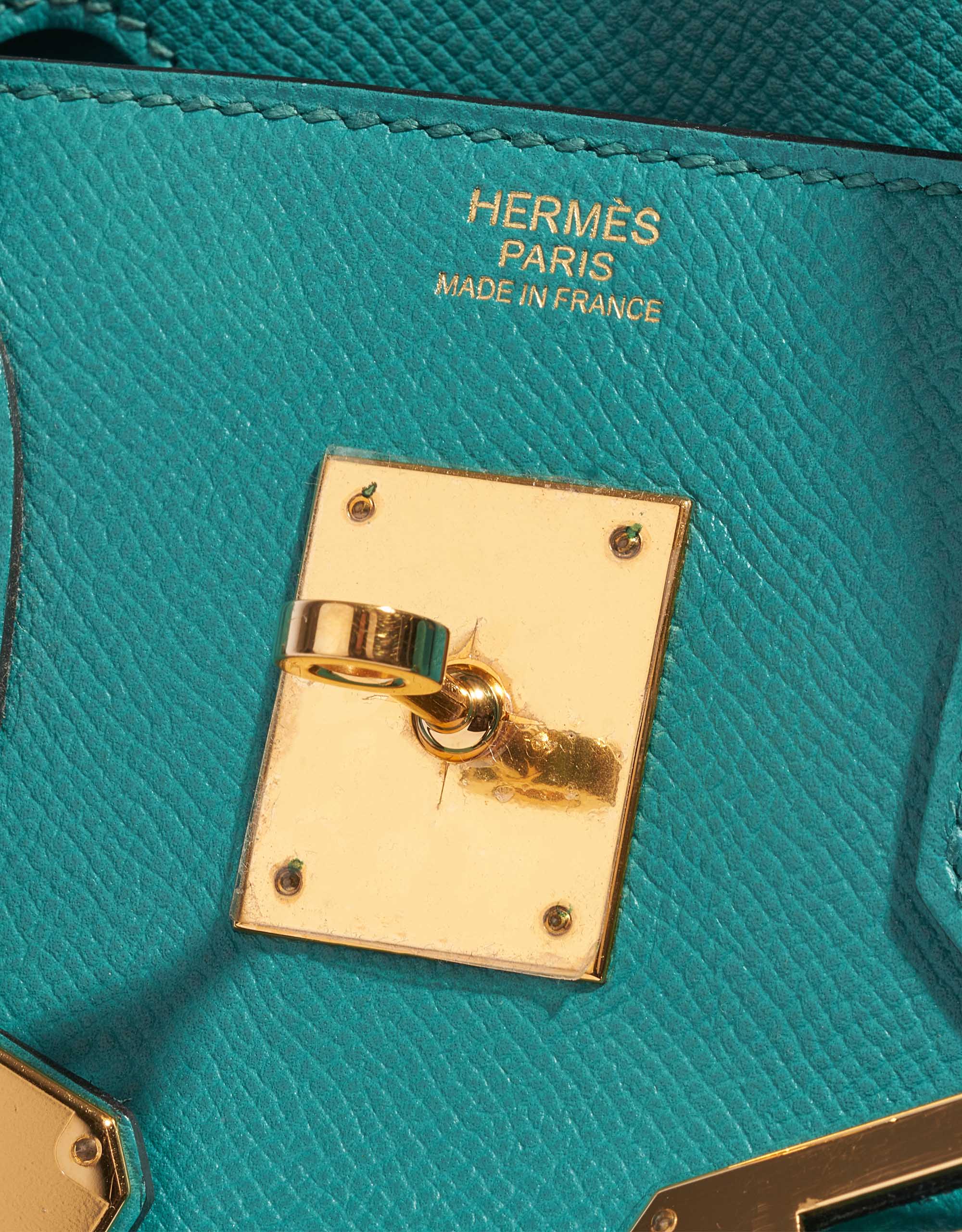 Hermes Birkin 30 HSS RGHW Blue Paon and Raisin (inside) Epsom with D Stamp