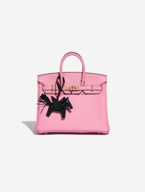 Pre-owned Hermès bag Rodeo PM Milo Lamb So Black Black Detail | Sell your designer bag on Saclab.com