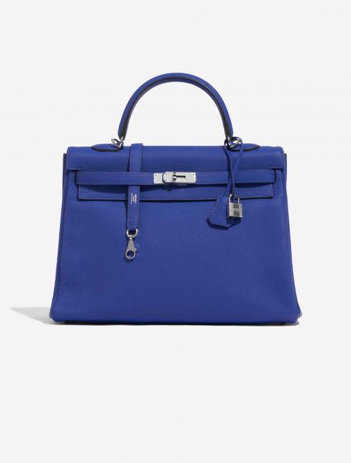 Sac Hermès d'occasion Kelly 35 Togo Blue Electrique Blue Front | Vendez votre sac de créateur sur Saclab.com