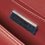 Pre-owned Chanel bag Boy Old Medium Alligator / Lamb Red Red Logo | Sell your designer bag on Saclab.com