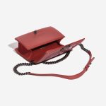 Pre-owned Chanel bag Boy Old Medium Alligator / Lamb Red Red Inside | Sell your designer bag on Saclab.com