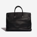 Pre-owned Hermès bag Birkin 40 Clemence Black Black Back | Sell your designer bag on Saclab.com