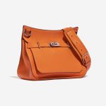 Pre-owned Hermès bag Jypsiere 34 Clemence Orange H Orange Side Front | Sell your designer bag on Saclab.com