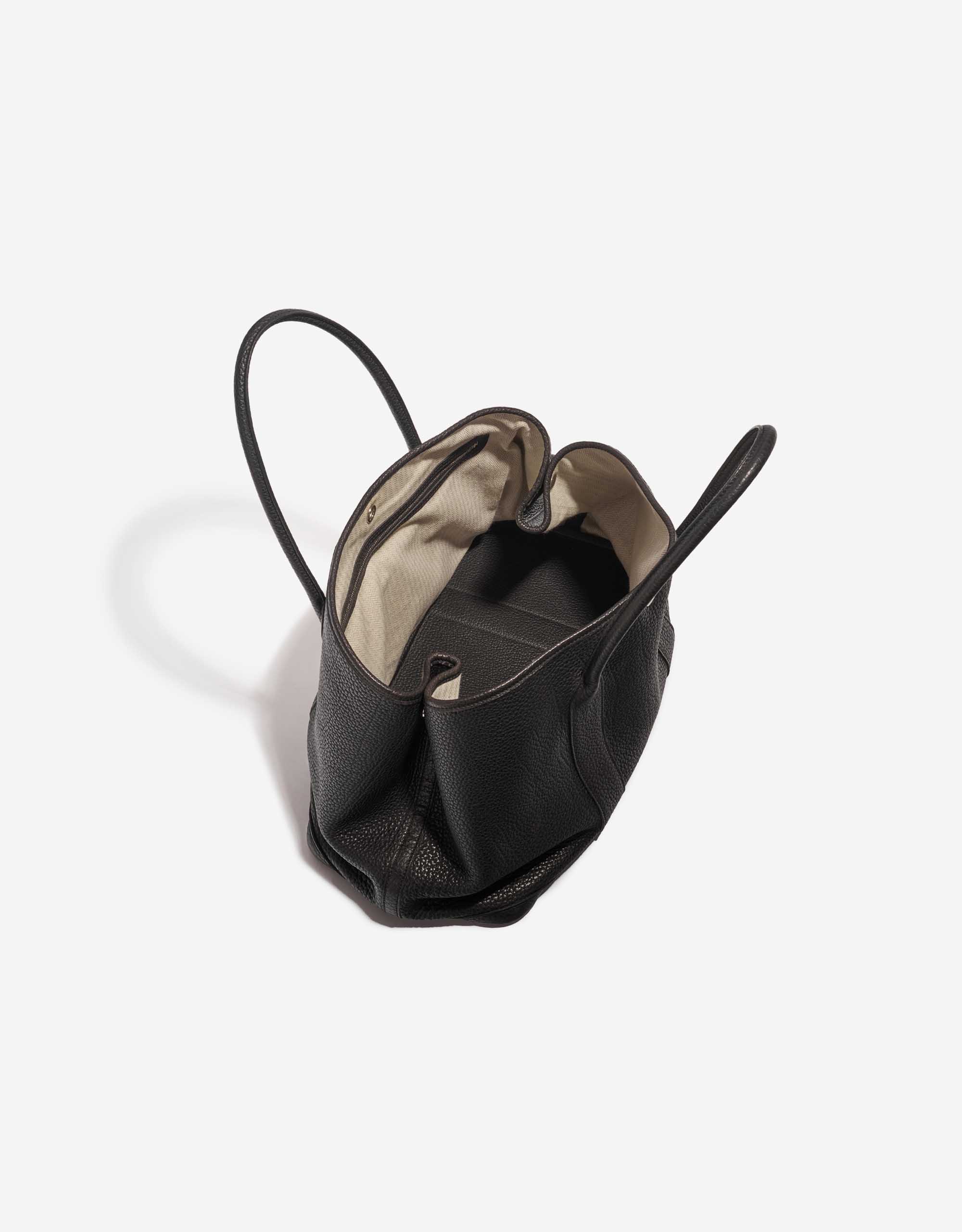 Hermes Garden Party 36 Bag Black Negonda Leather Palladium – Mightychic