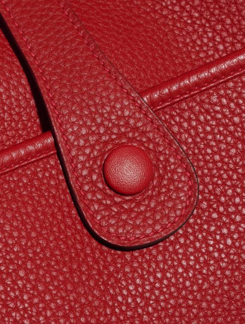 Sac Hermès d'occasion Evelyne 33 Taurillon Clémence Rouge Casaque Red Closing System | Vendez votre sac de créateur sur Saclab.com
