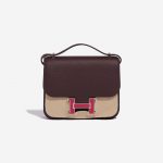 Pre-owned Hermès bag Constance 18 Epsom Rouge Sellier / Framboise Red Front Velt | Sell your designer bag on Saclab.com