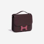 Pre-owned Hermès bag Constance 18 Epsom Rouge Sellier / Framboise Red Side Front | Sell your designer bag on Saclab.com