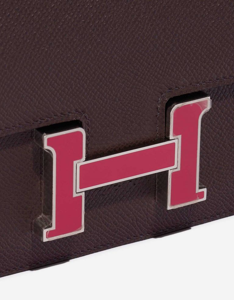 Pre-owned Hermès bag Constance 18 Epsom Rouge Sellier / Framboise Red Front | Sell your designer bag on Saclab.com