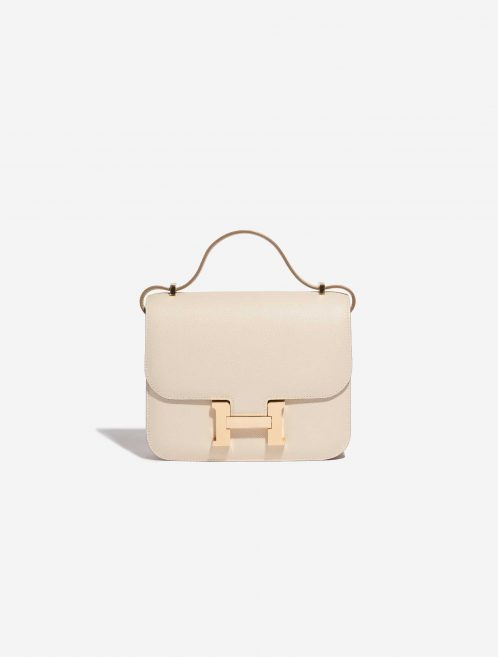 Pre-owned Hermès bag Constance 18 Epsom Craie Beige Front | Sell your designer bag on Saclab.com