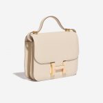 Pre-owned Hermès bag Constance 18 Epsom Craie Beige Side Front | Sell your designer bag on Saclab.com
