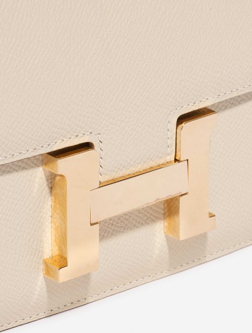 Pre-owned Hermès bag Constance 18 Epsom Craie Beige Closing System | Sell your designer bag on Saclab.com