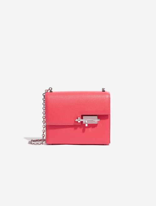 Pre-owned Hermès bag Verrou Chaine Mini Chèvre Mysore Lipstick Pink Front | Sell your designer bag on Saclab.com