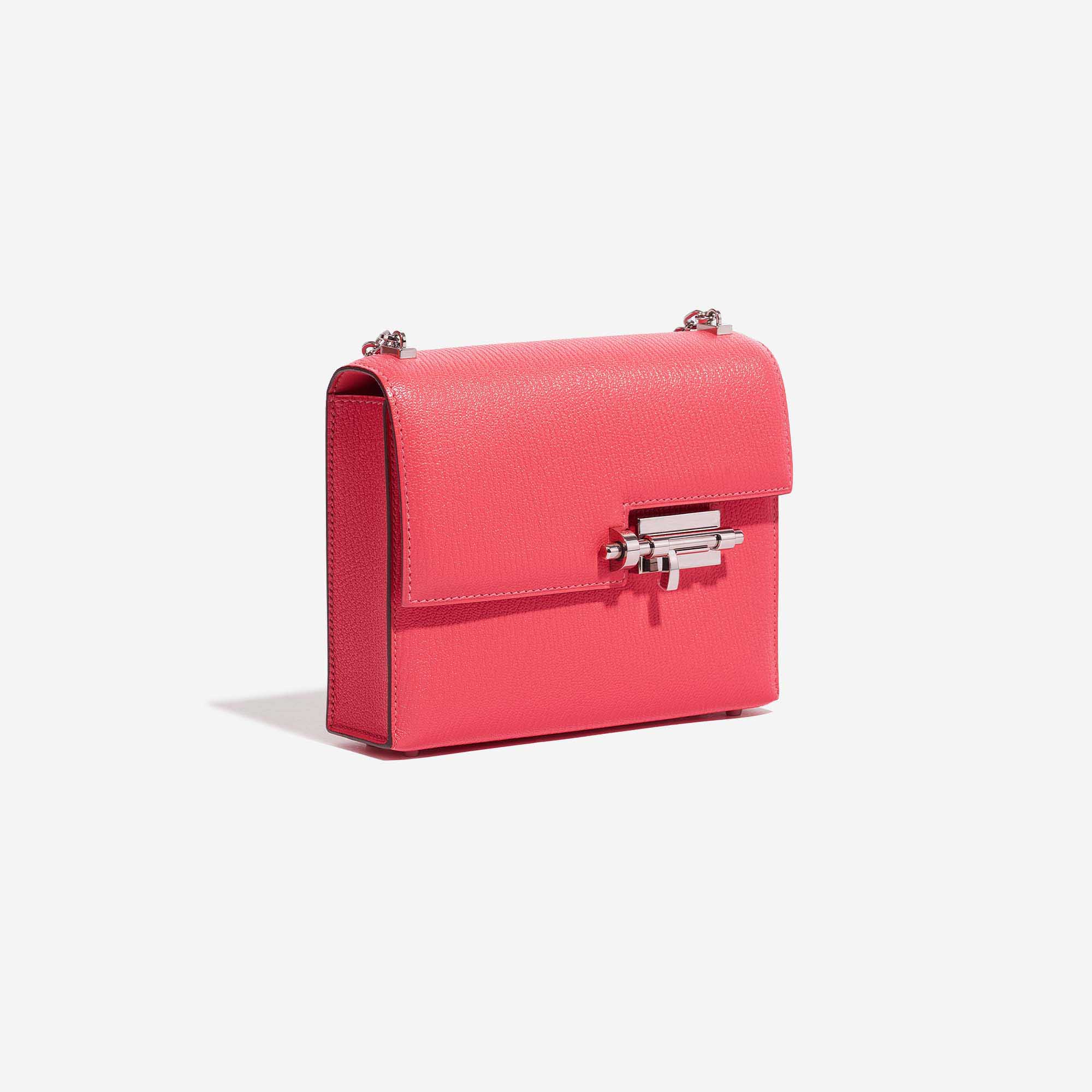 Gebrauchte Hermès Tasche Verrou Chaine Mini Chèvre Mysore Lipstick Pink Side Front | Verkaufen Sie Ihre Designer-Tasche auf Saclab.com