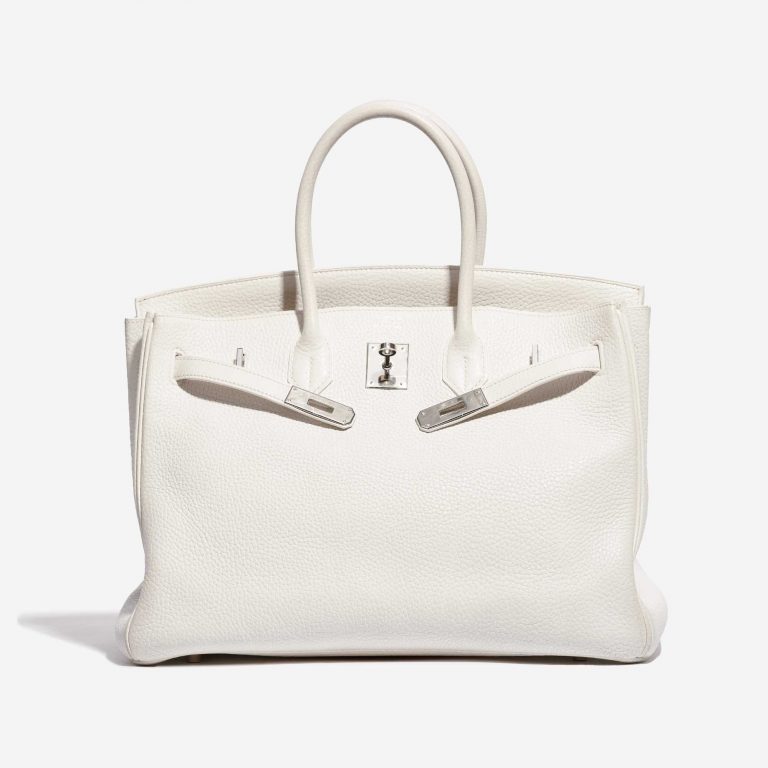 Sac Hermès Birkin 35 Clémence Blanc Blanc Ouvert | Vendez votre sac de créateur sur Saclab.com