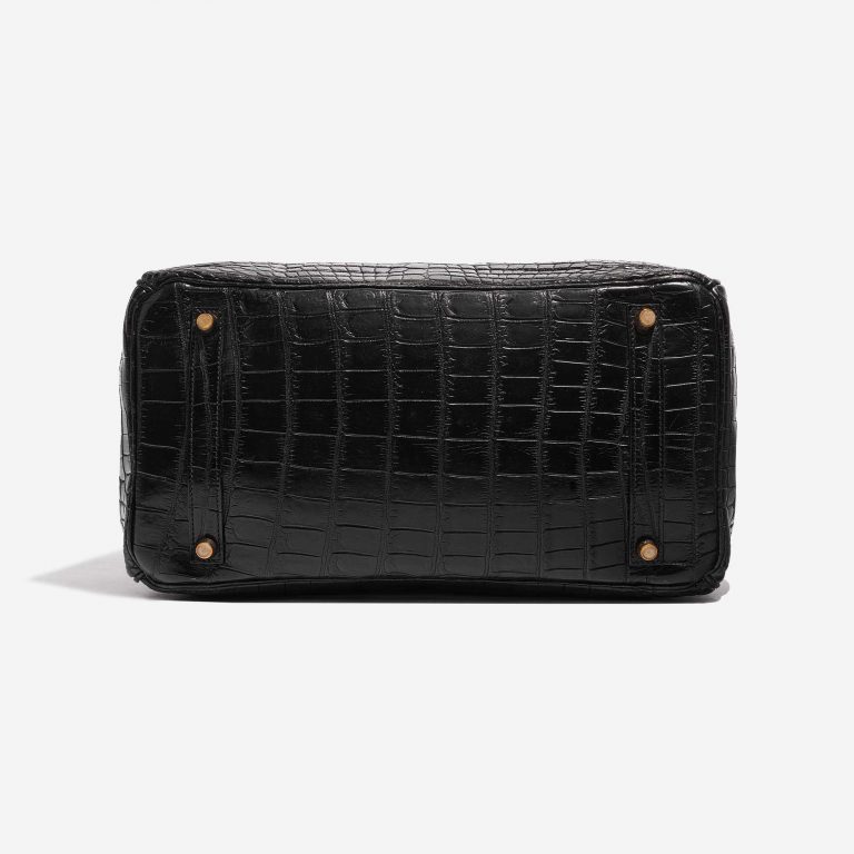 Pre-owned Hermès bag Birkin 35 Niloticus Crocodile Black Black Bottom | Sell your designer bag on Saclab.com