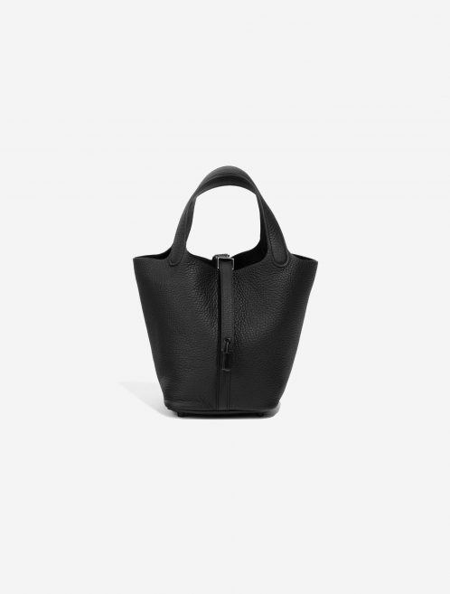 Sac d'occasion Hermès Picotin 18 Clémence So Black Black Front | Vendez votre sac de créateur sur Saclab.com