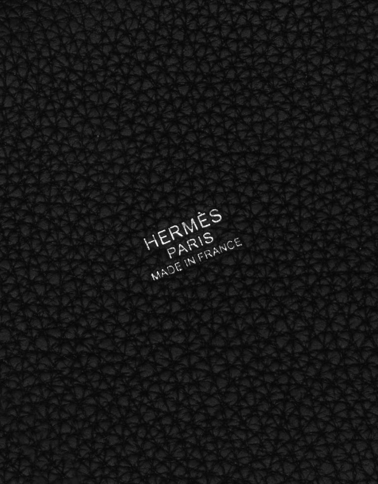 Pre-owned Hermès bag Picotin 18 Clemence So Black Black Logo | Sell your designer bag on Saclab.com