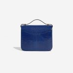Pre-owned Hermès bag Constance 18 Salvator Lizard Blue Sapphire Blue Back | Sell your designer bag on Saclab.com