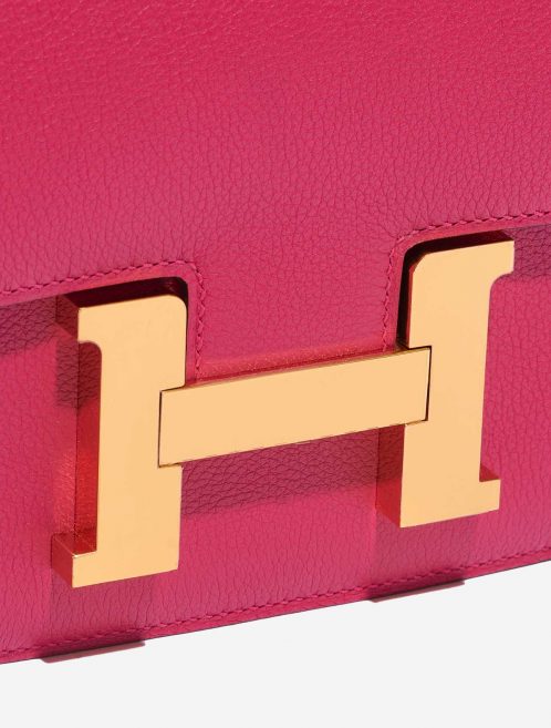 Pre-owned Hermès bag Constance 24 Evercolour Rose Mexico Pink Closing System | Sell your designer bag on Saclab.com
