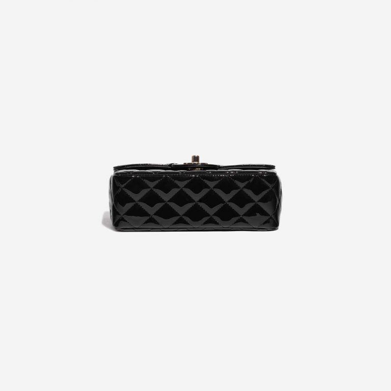 Pre-owned Chanel bag Timeless Mini Rectangular Patent Leather Black Black Bottom | Sell your designer bag on Saclab.com