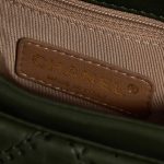 Pre-owned Chanel bag Timeless Small Calfskin Green Green Logo | Sell your designer bag on Saclab.com